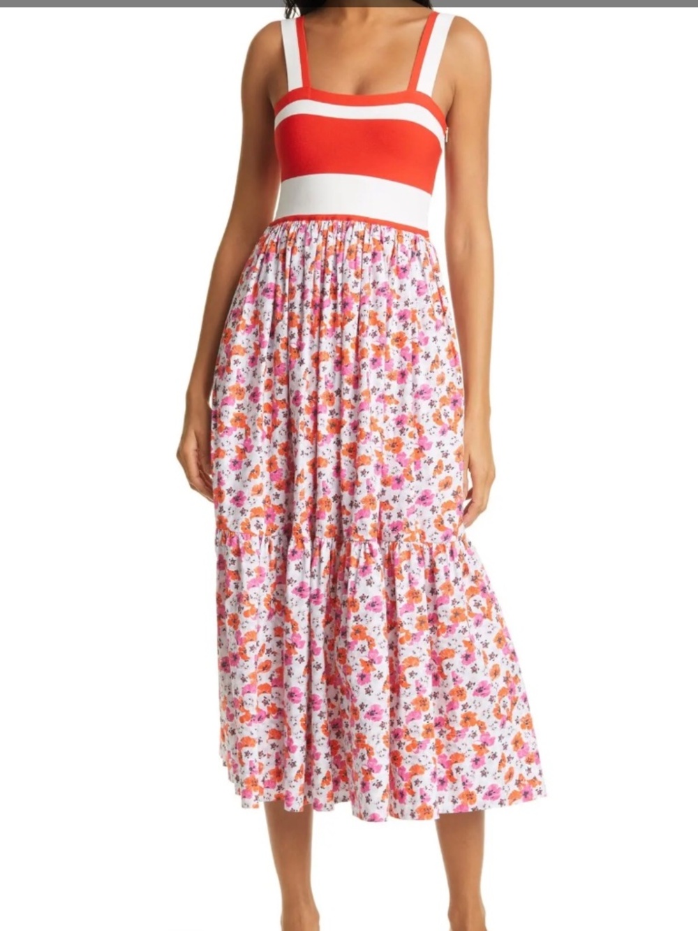 Tanya Taylor Floral Dress